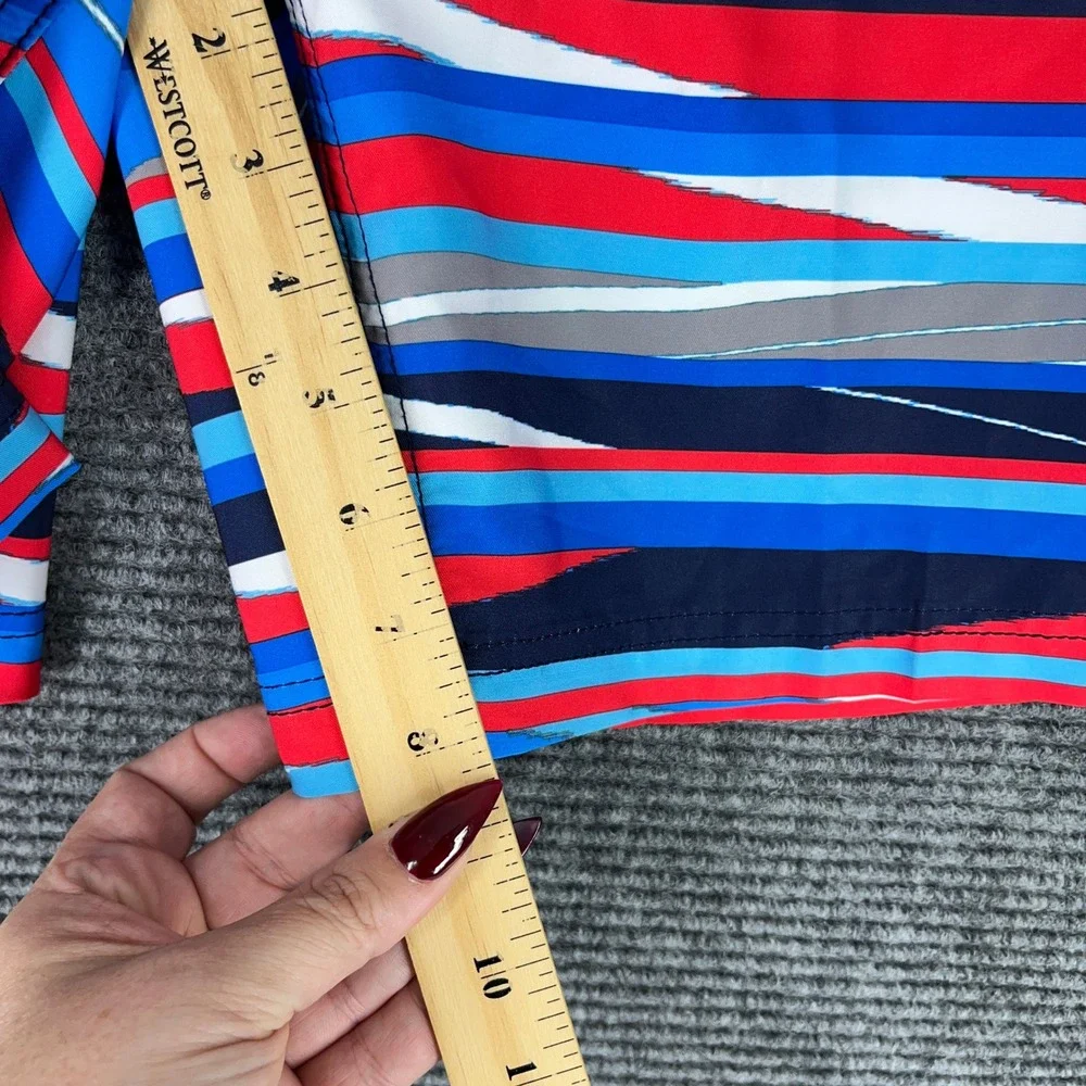 Speedo Shatter Stripe‎ Board Shorts Swim Trunks Striped L Men Beachwear